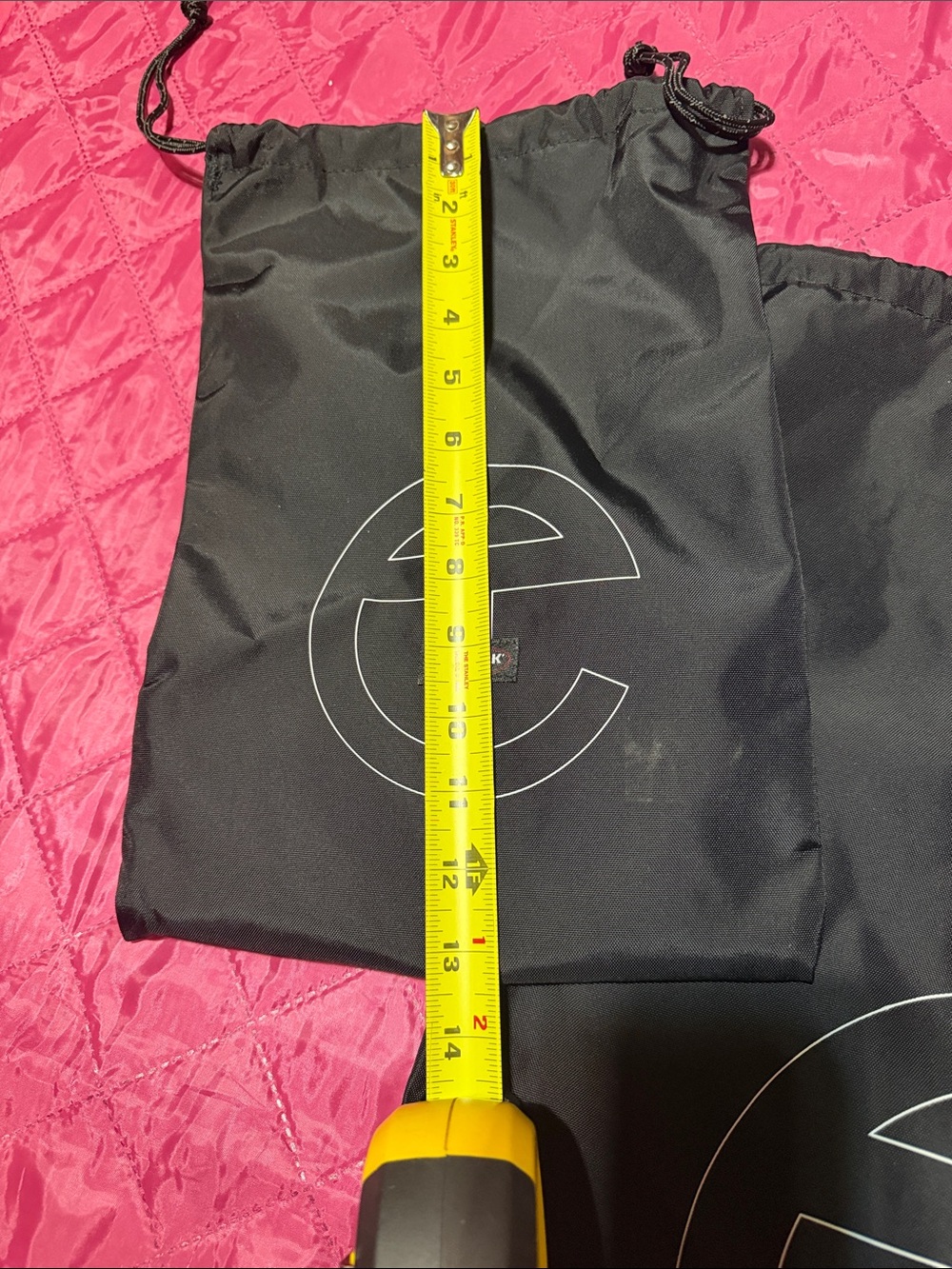 Telfar Eastpak Black Drawstring Dust Bags - Set of 2 - Picture 3 of 7